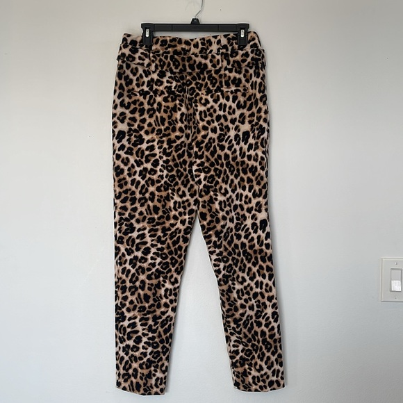 NWT 7th Avenue Design Studio NY&C Women’s Leopard Print Trousers - Size 8 - Picture 10 of 10